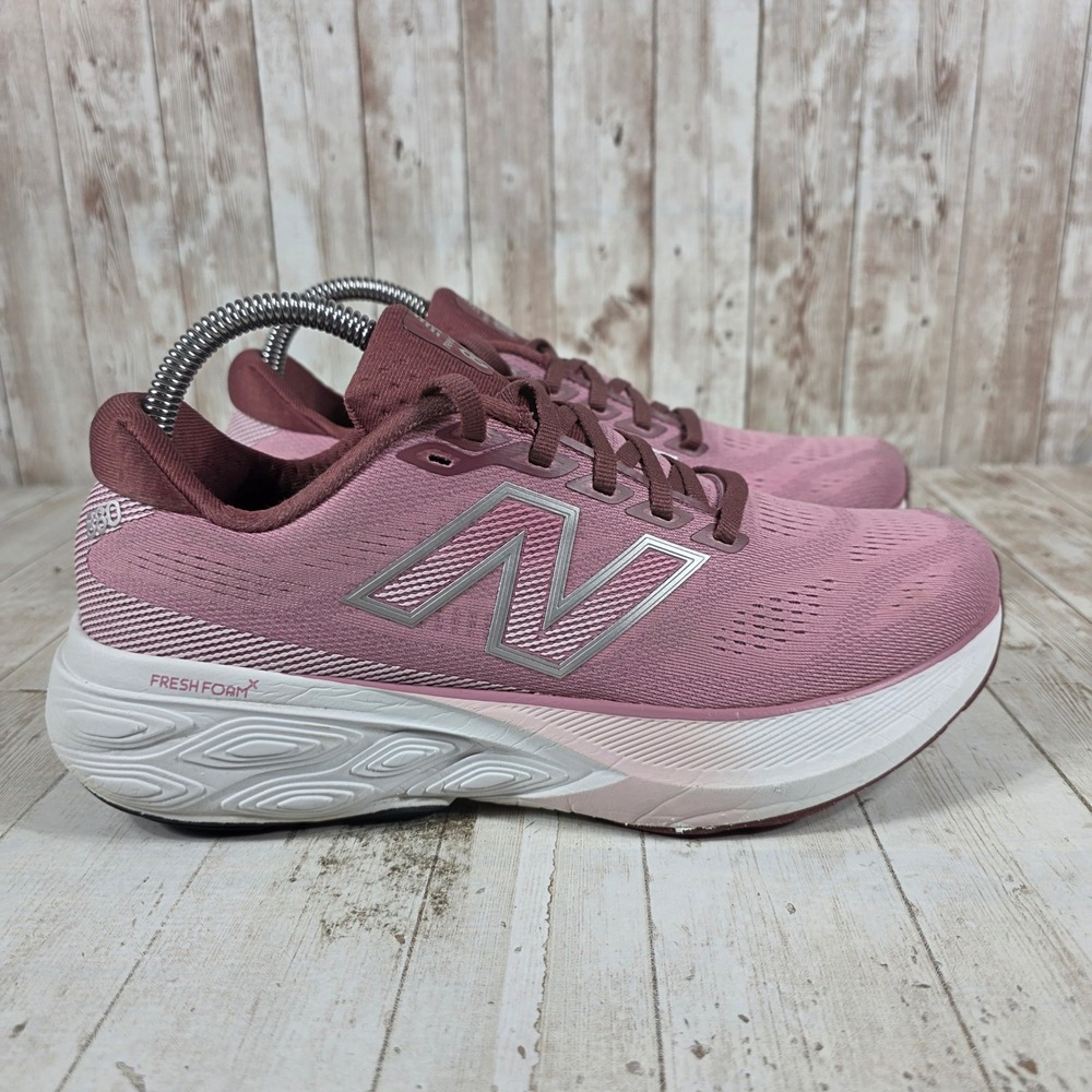 New Balance Fresh Foam X 880 v14 Womens 8.5 Mauve Burgundy Running Shoes W880Q15